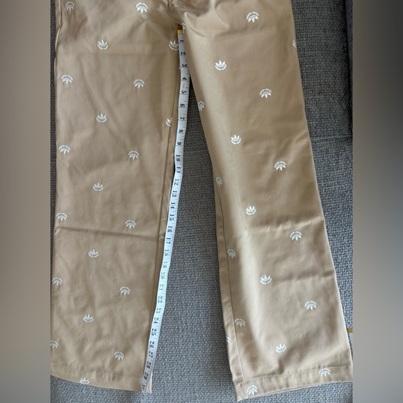 Adidas Beige Logo Chino Pants Size 6 Brand New - Picture 13 of 15
